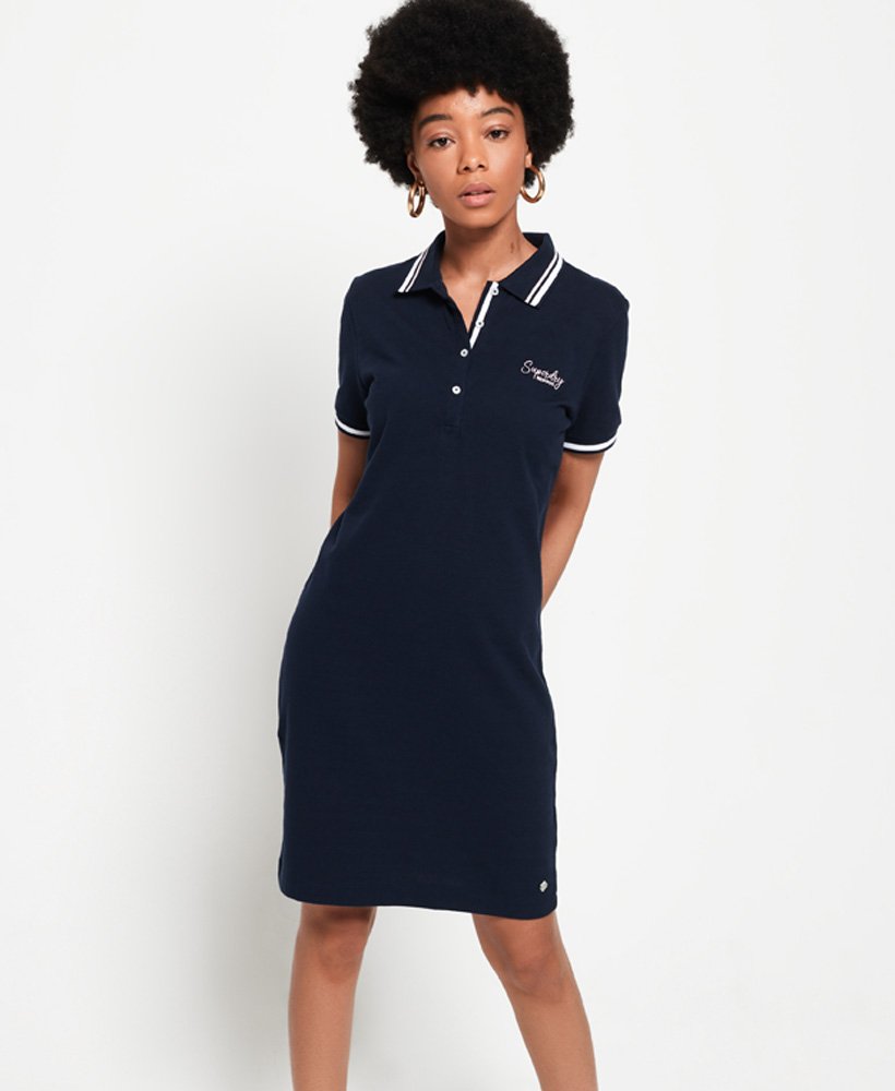 Superdry Organic Cotton Polo Dress - Women's Womens Dresses
