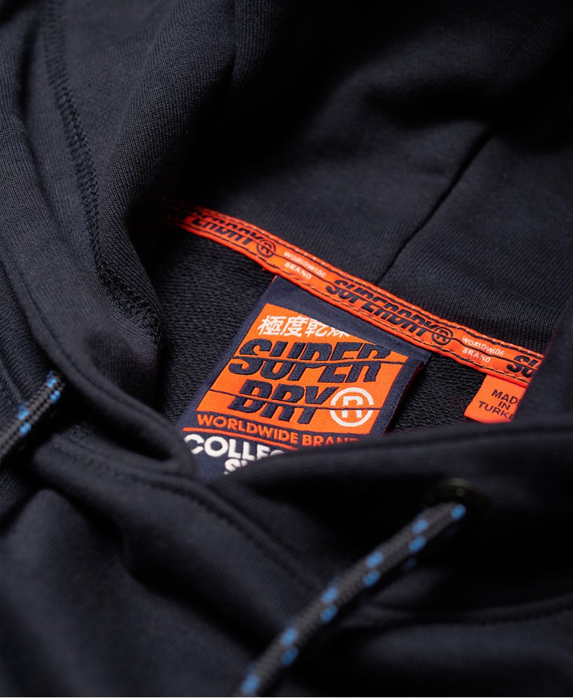 Mens - Collective Overhead Hoodie in Box Navy | Superdry