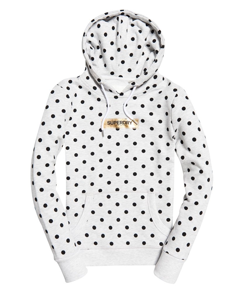 superdry polka dot hoodie