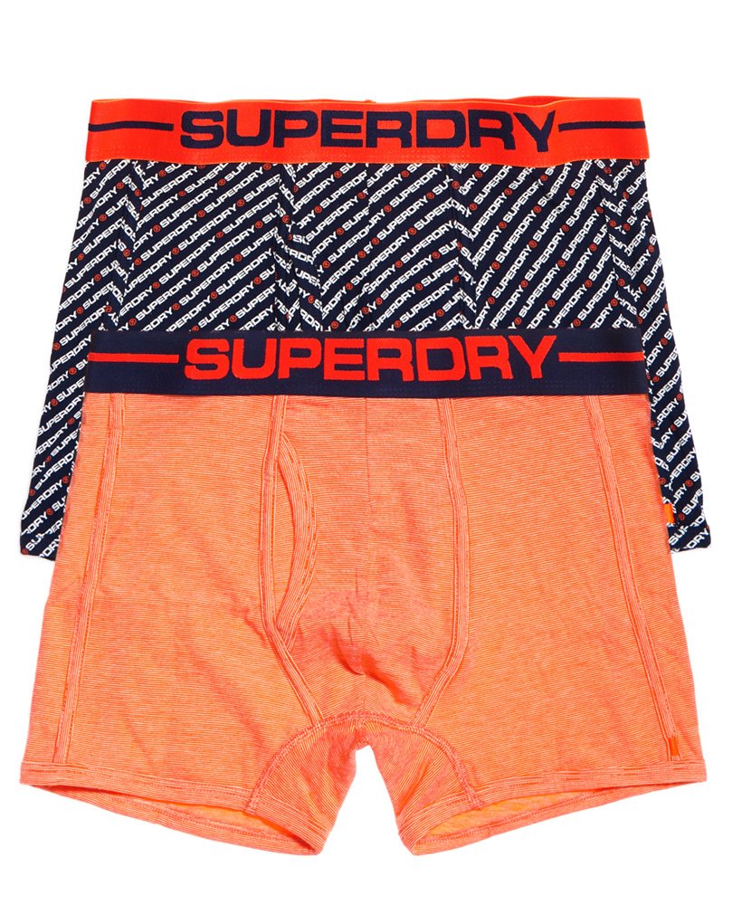 SET4 Superdry Sports Boxer Shorts TWIN Pack 2x Pairs SIZES M L 
