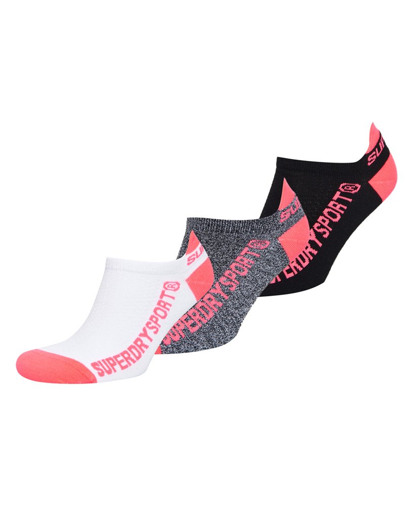 Women’s - Coolmax Trainer Socks - 3 Pack in Multi | Superdry UK