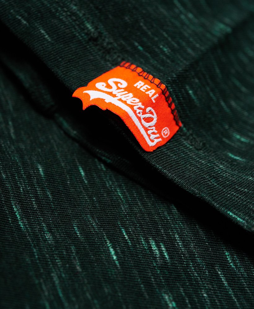 Mens - Orange Label Vintage Embroidery T-Shirt in Sea Green Space Dye ...