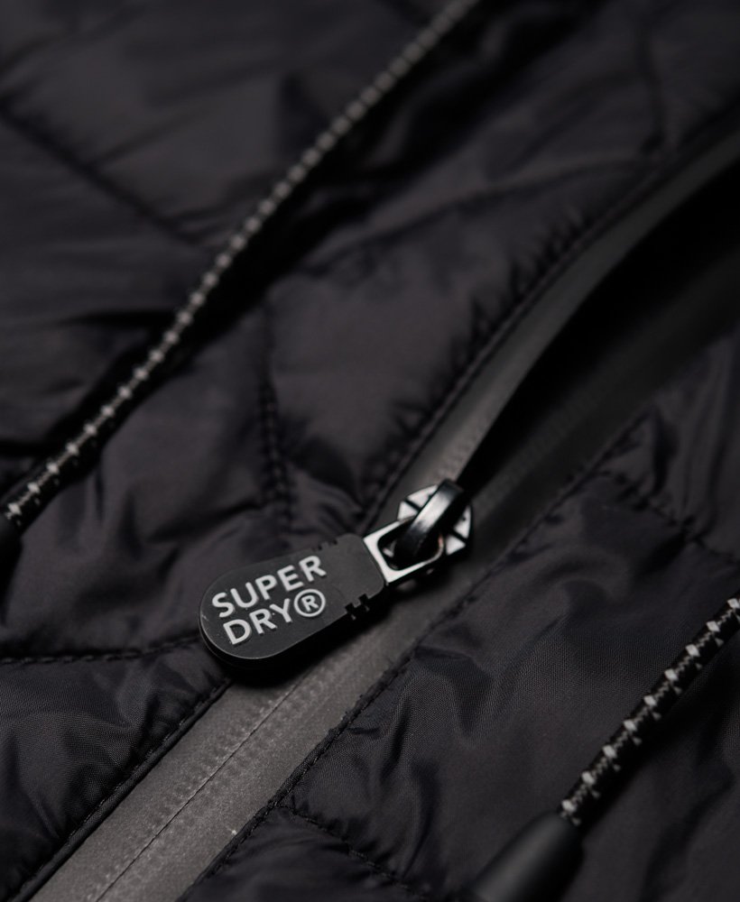 Womens - Eclipse Hooded Fuji Jacket in Black | Superdry UK