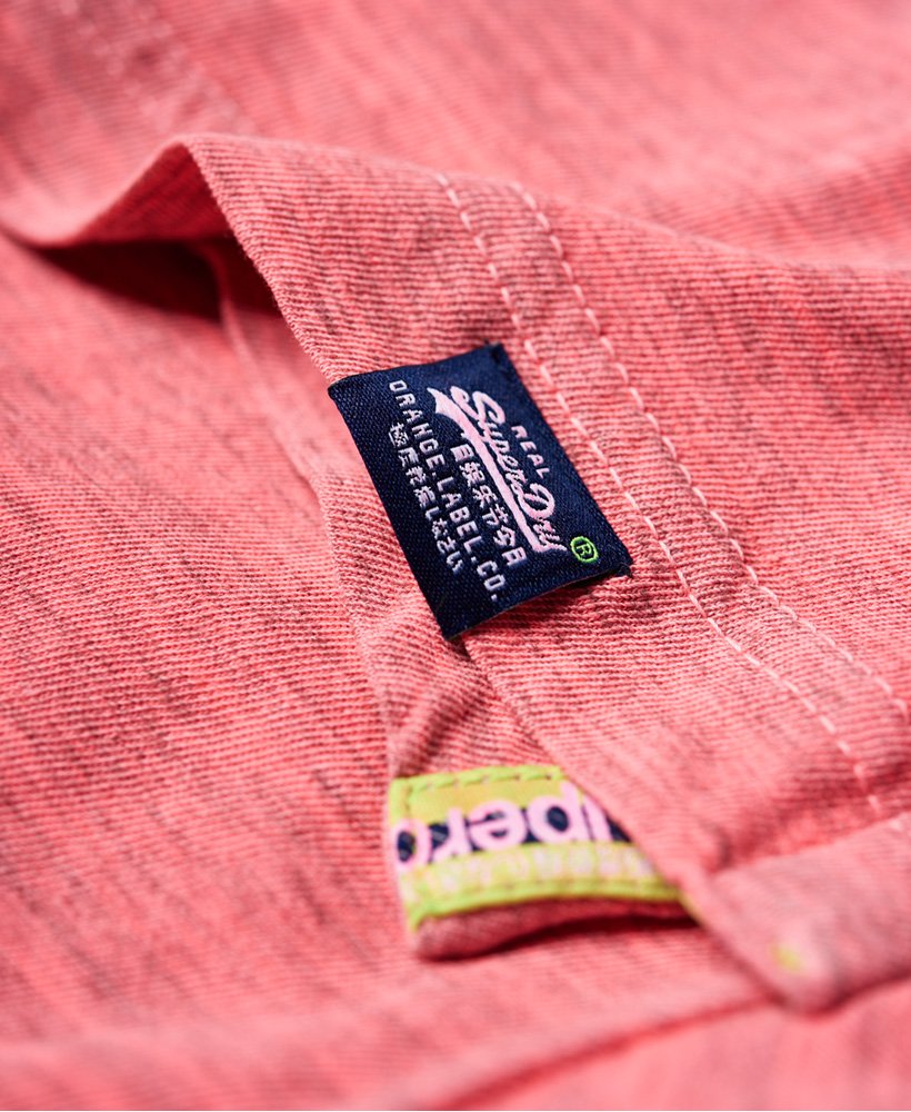 Mens - Orange Label Jersey Polo Shirt in Tequila Pink | Superdry