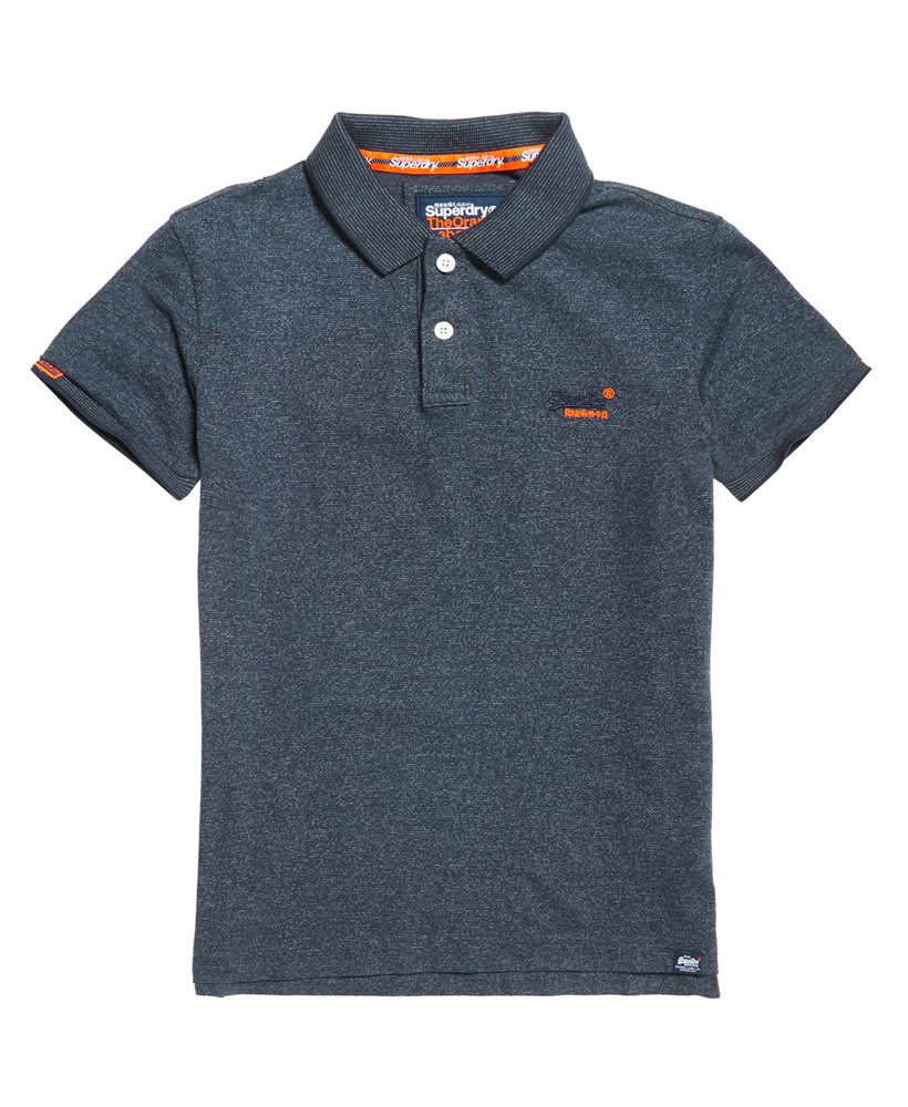 Verlichten Vervreemding Draai vast Men's - Orange Label Jersey Polo Shirt in Navy | Superdry US