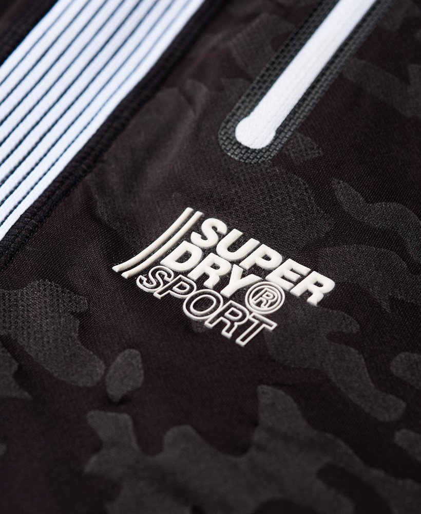 Mens - Active Training Joggers in Black | Superdry