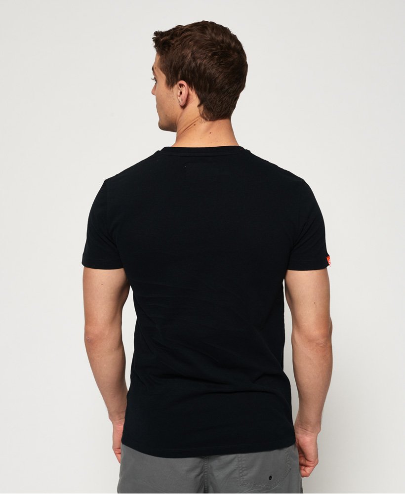 Mens - Orange Label Vintage Embroidery T-shirt in Black | Superdry