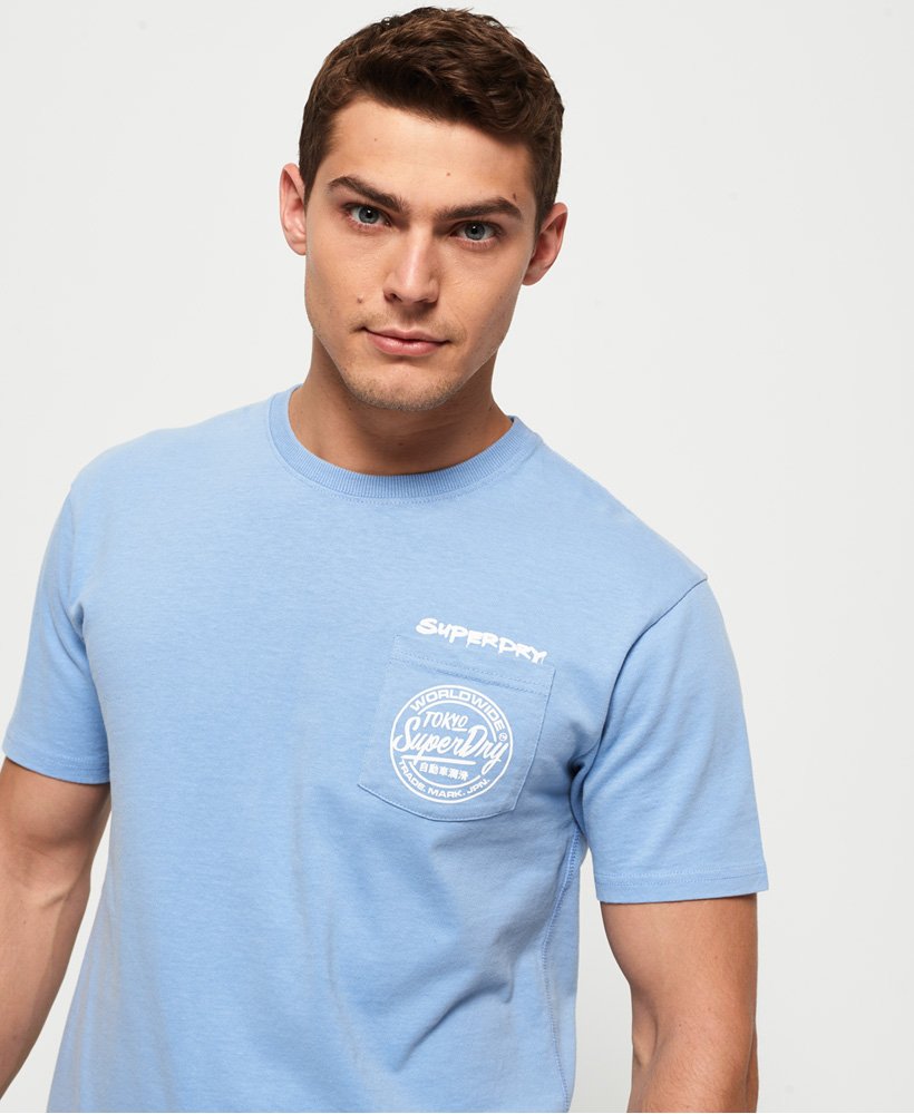 superdry blue tshirt