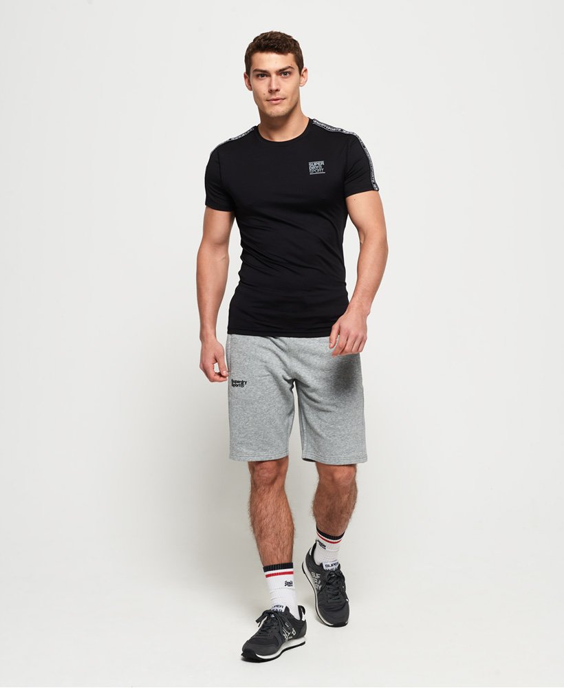 Superdry Mens Active Tight Logo Taped T-Shirt