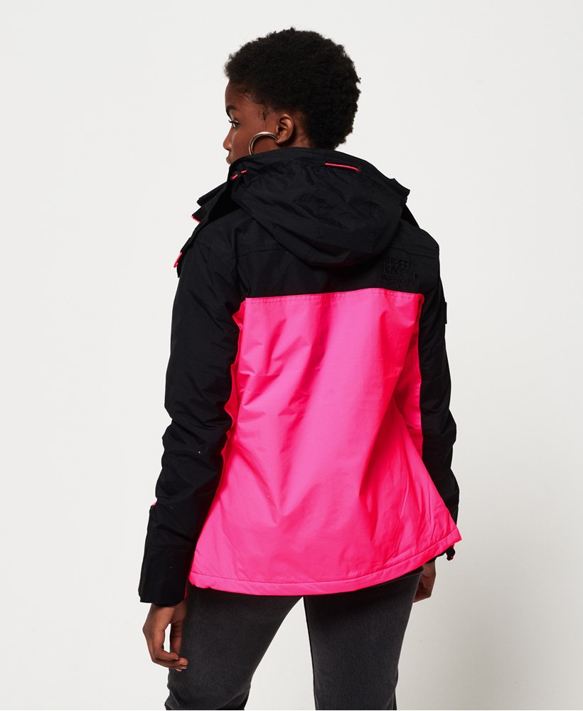 Womens - Hooded Arctic Pacific SD-Windcheater Jacket in Black/hyper ...