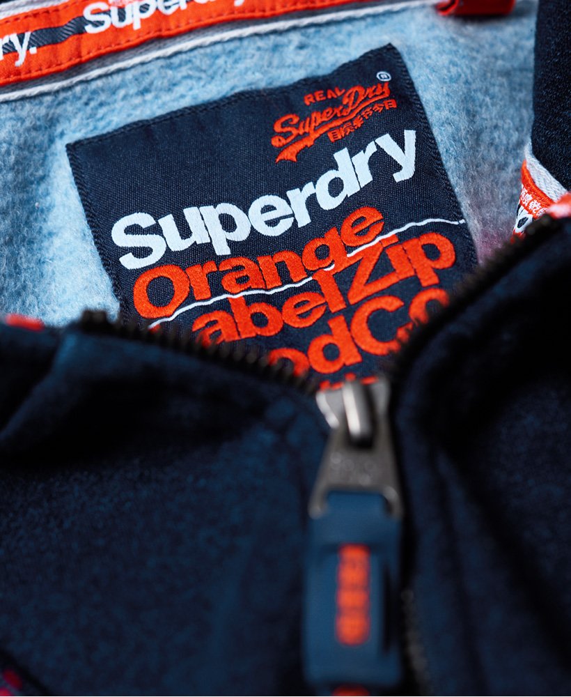 Superdry Orange Label Classic Zip Hoodie - Mens Sale - all sites - Hoodies