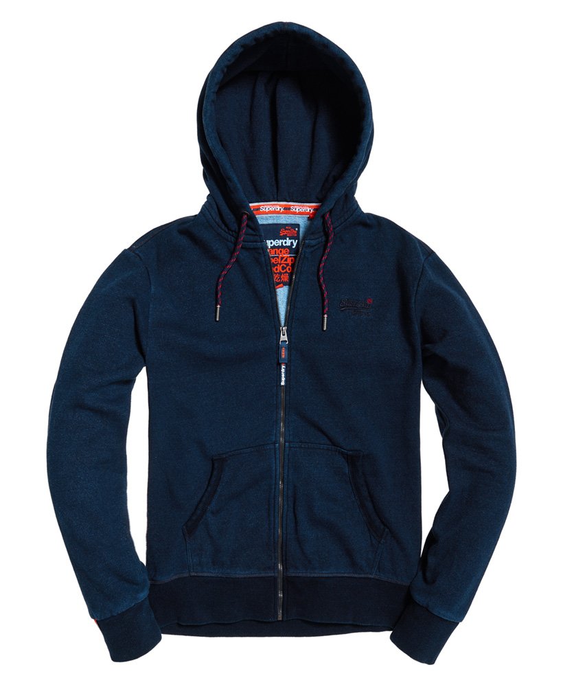 Superdry orange deals label zip