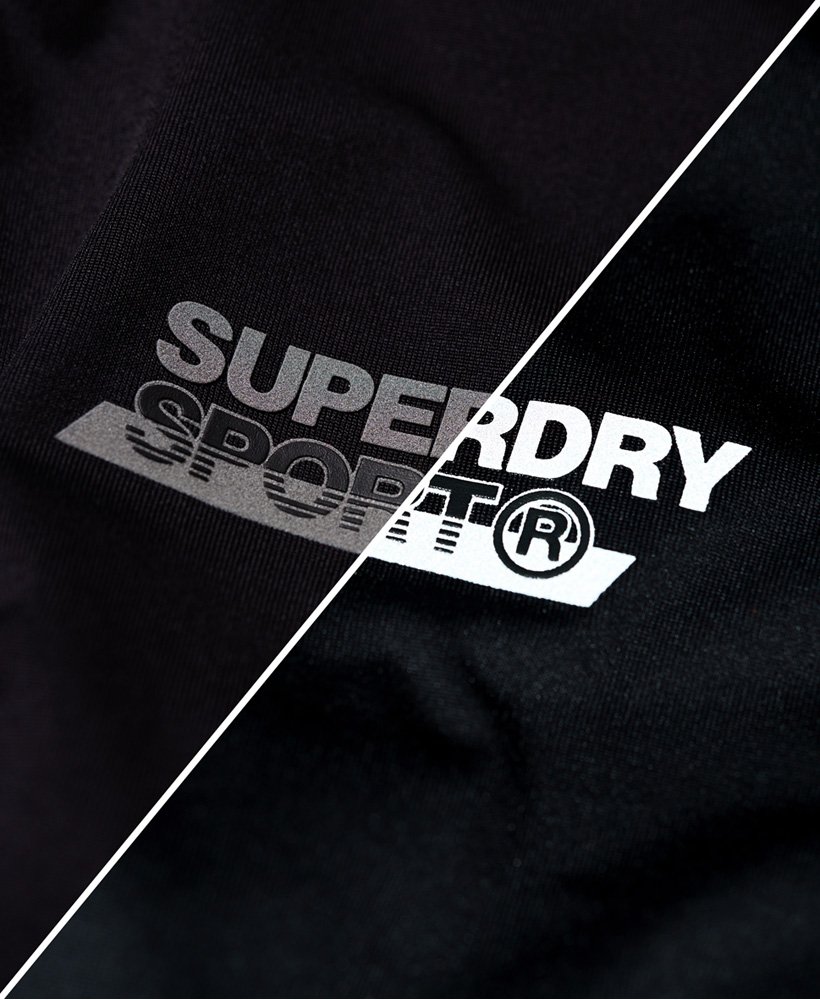 Superdry Mens Active Loose Diagonal Logo T-Shirt