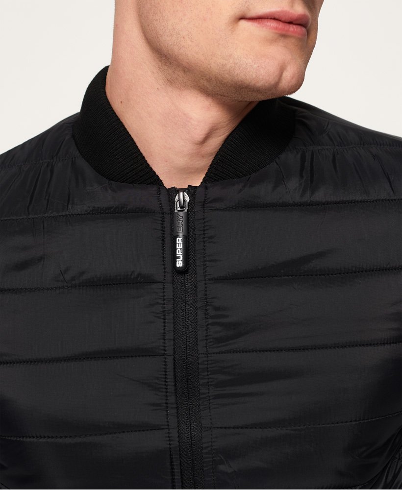 Mens - Fuji Bomber Jacket in Black | Superdry