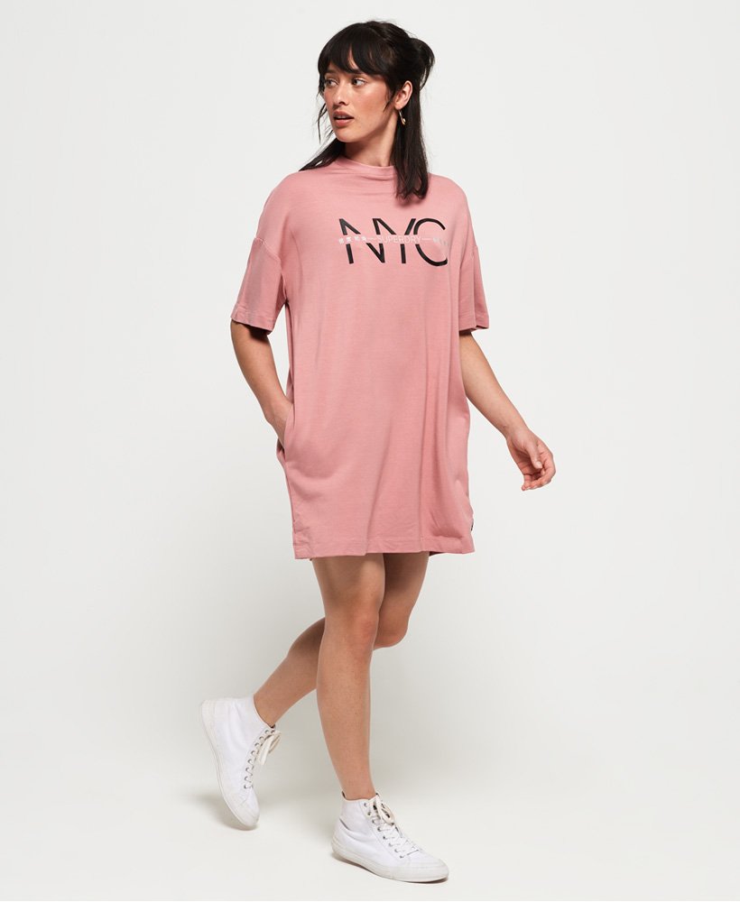 t shirt dress with patches