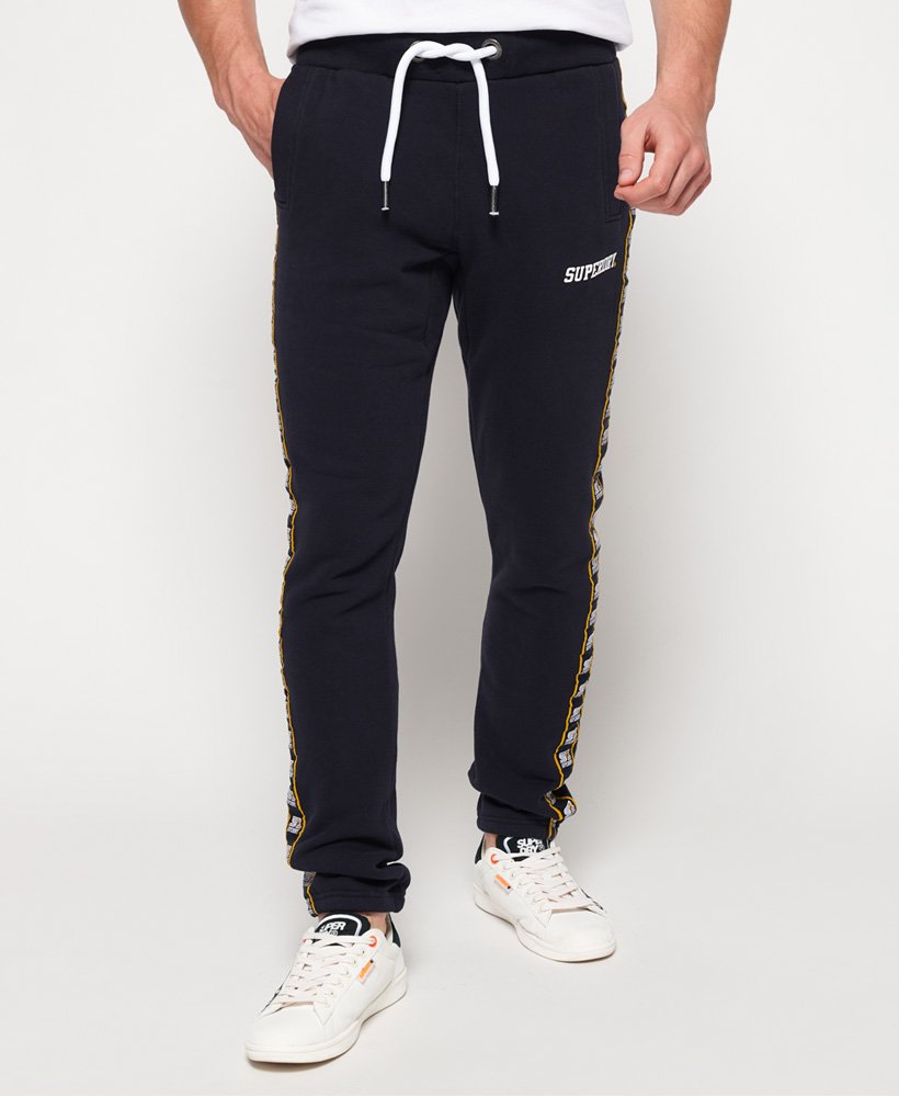 Mens - Triple Star Track Joggers in Navy | Superdry