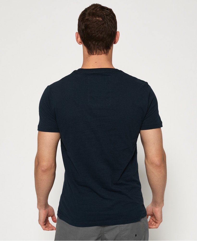 Mens - Classics Lite T-Shirt in Three Pointer Navy | Superdry