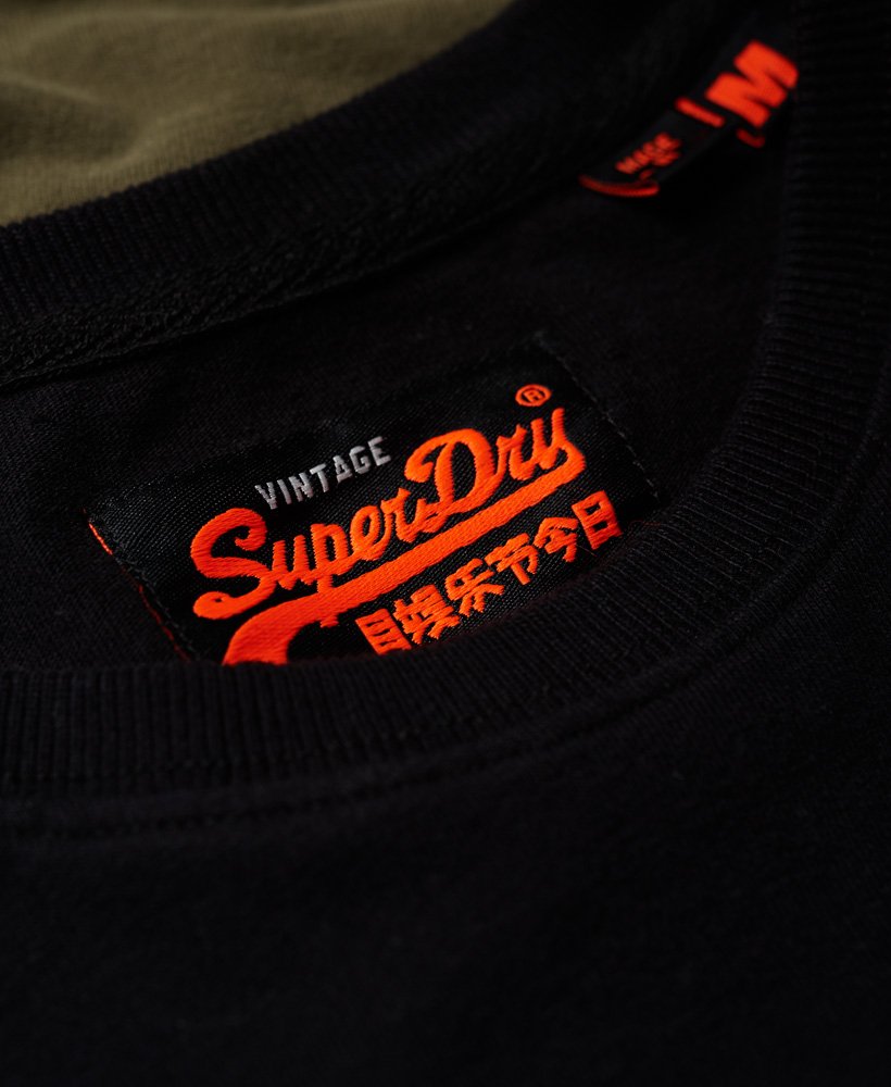 Superdry Shirt Shop Split Panel T skjorte Herre T skjorter Superdry Shirt Shop Split Panel T skjorte Herre T skjorter