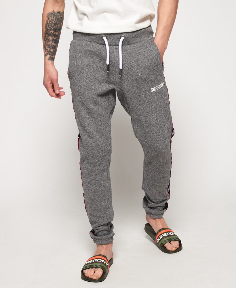 Mens - Triple Star Track Joggers in Grey | Superdry