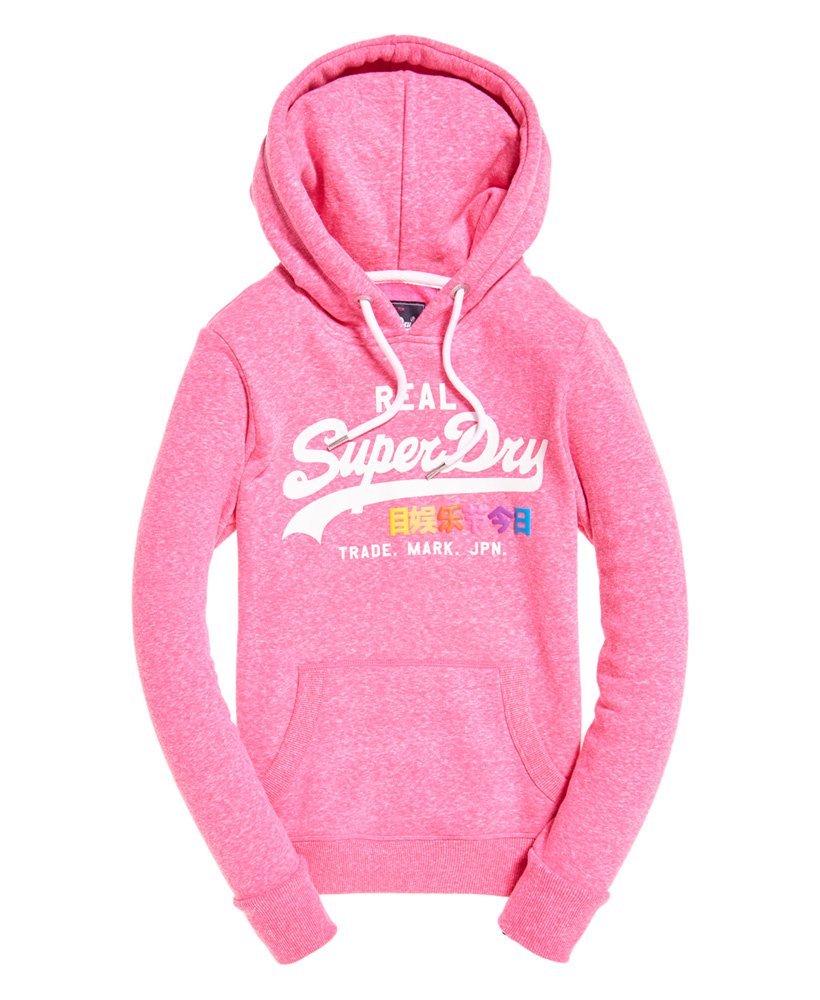 Superdry vintage logo hot sale pop entry hood