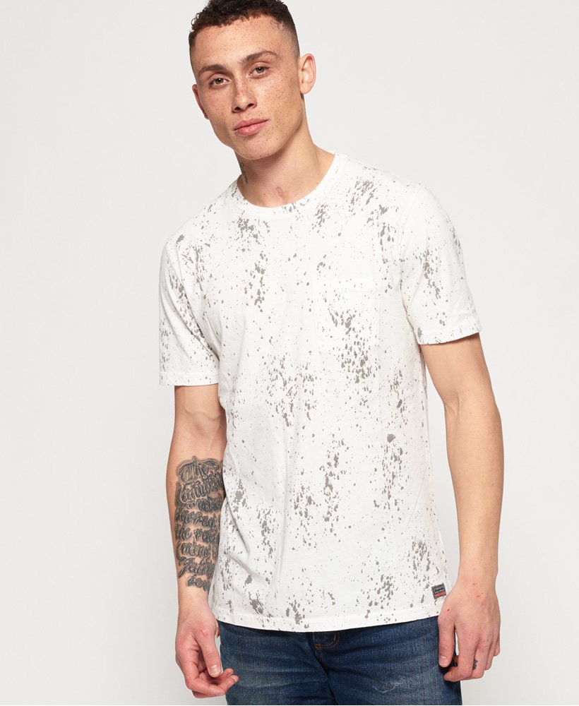 Men's Shirts & Tops Superdry Hoxton Wash Longline T-Shirt Men's T-Shirts