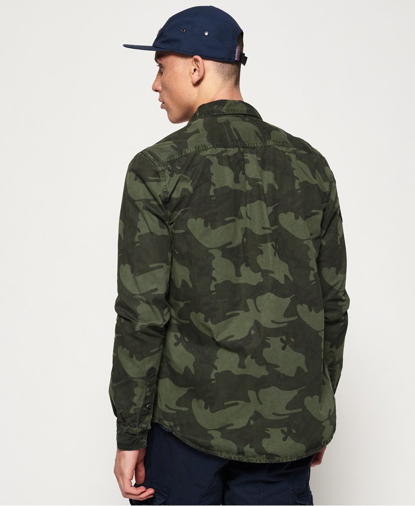 Combat Long Sleeve Shirt in Belize Camo 