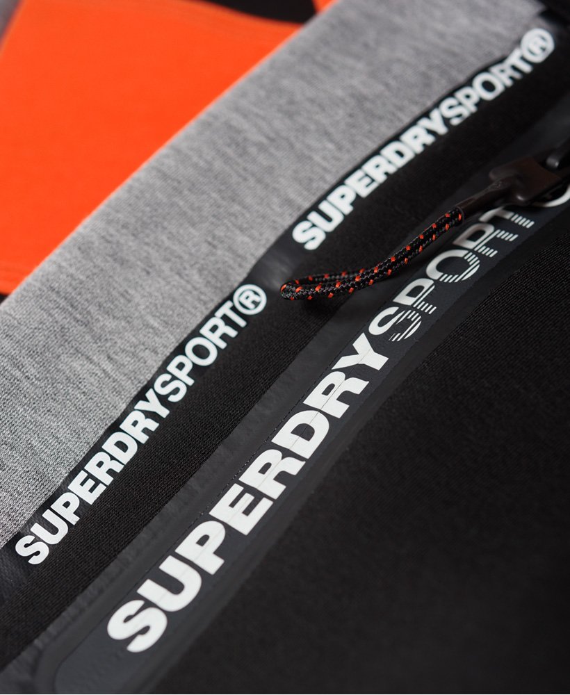 Mens - Gym Tech Taped Joggers in Dark Grey | Superdry