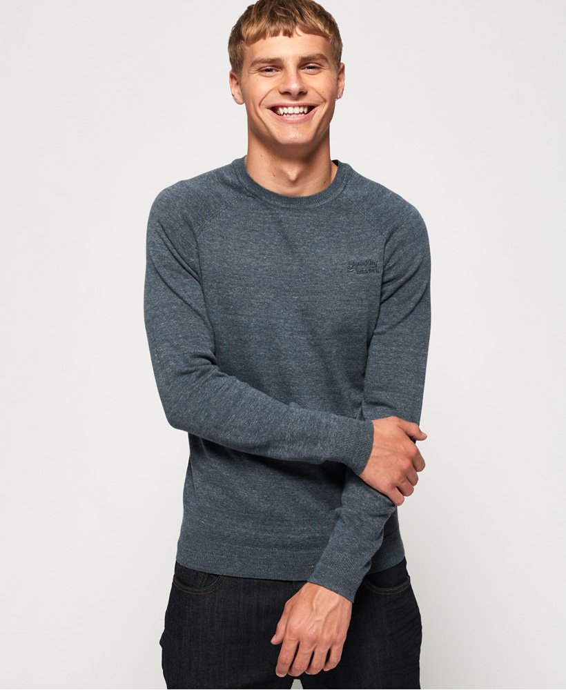 Orange label sale cotton crew jumper