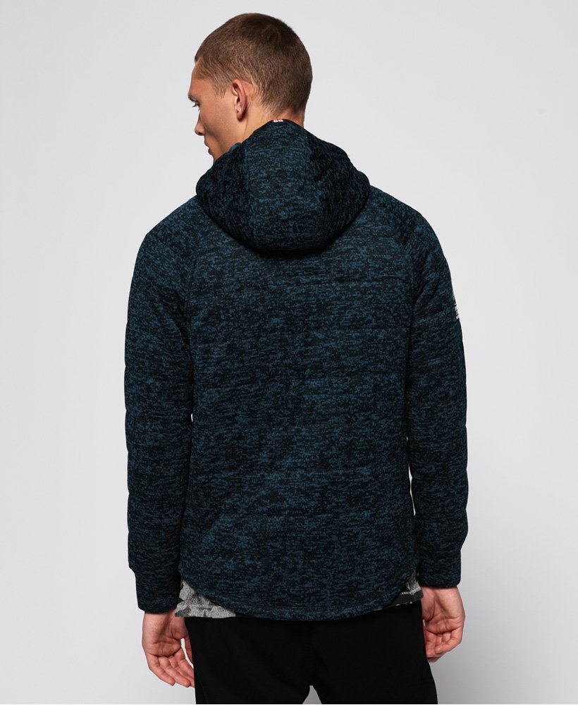 Superdry storm quilted zip on sale hoodie