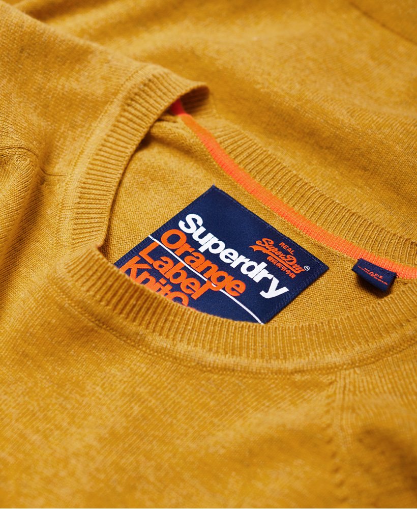 superdry yellow jumper