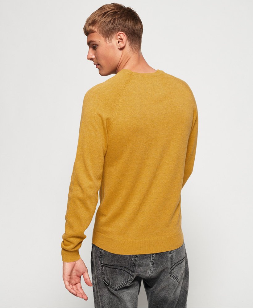 superdry yellow jumper