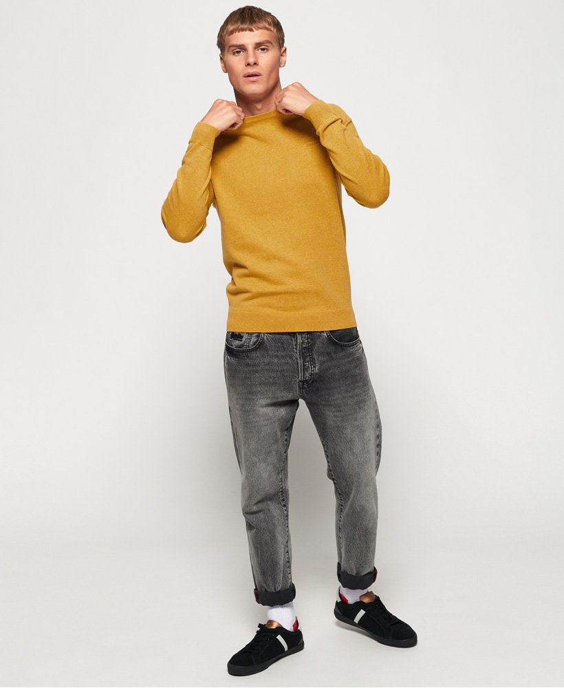 superdry yellow jumper