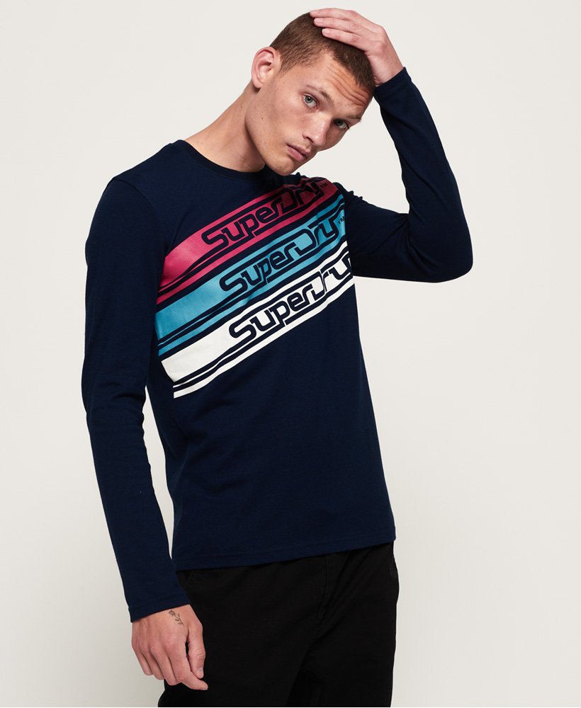 wasserette Afgekeurd Belangrijk nieuws Superdry Downhill Racer Longsleeve T-Shirt - Men's Mens T-shirts