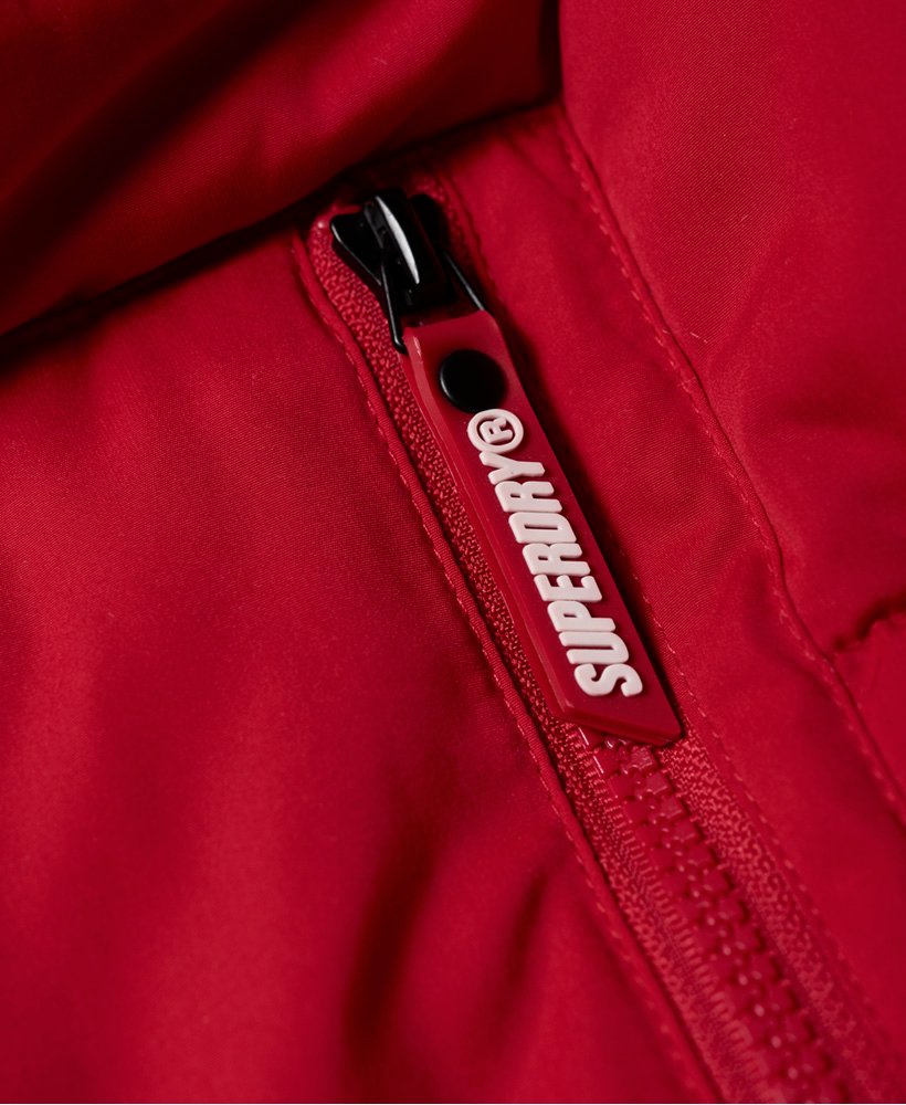 Womens - Sphere Padded Jacket in Nautical Red | Superdry UK