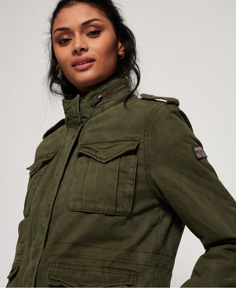Leed Electrificeren ik heb dorst Superdry Classic Winter Rookie Military Jacket - Women's Womens Jackets