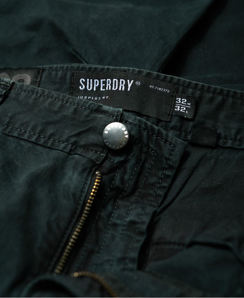 Mens - Surplus Goods Chino Trousers in Black | Superdry UK