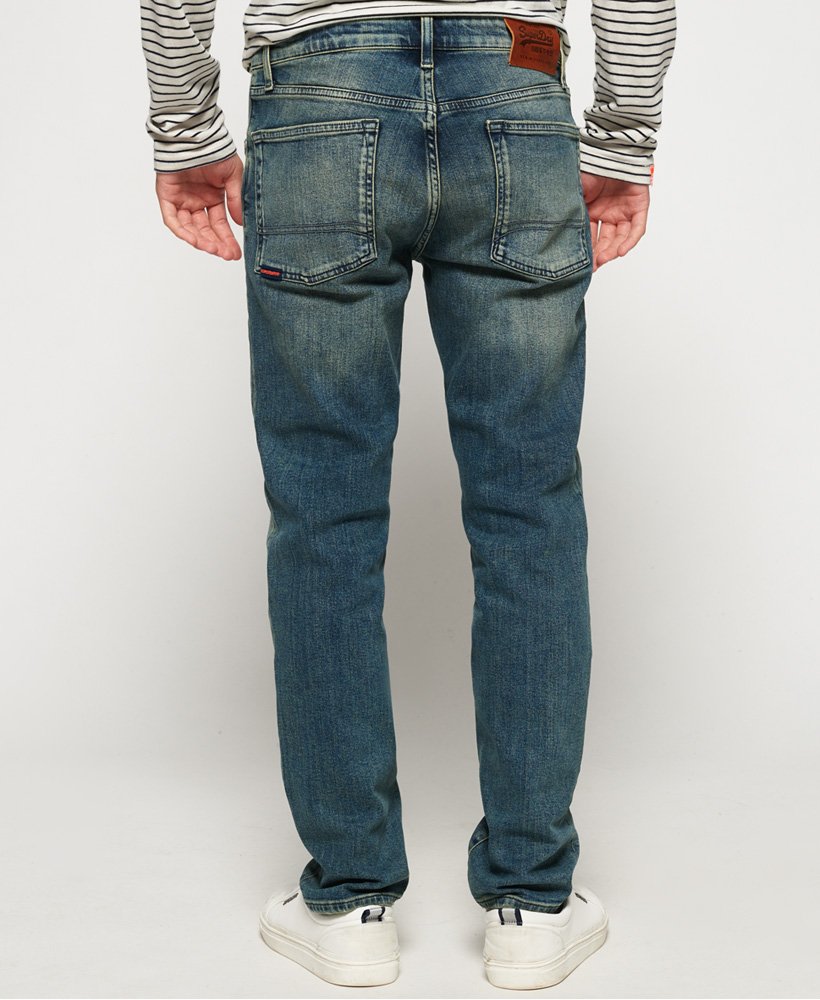 Mens - Daman Straight Jeans in Hollow Vintage Repair | Superdry UK