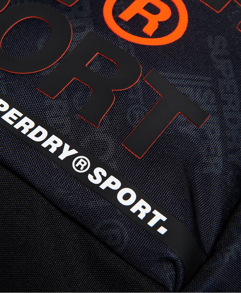 Mens - Division Sport Backpack in Diagonal Black | Superdry