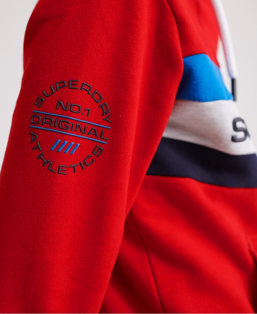 Superdry trophy chest band hoodie Clearance