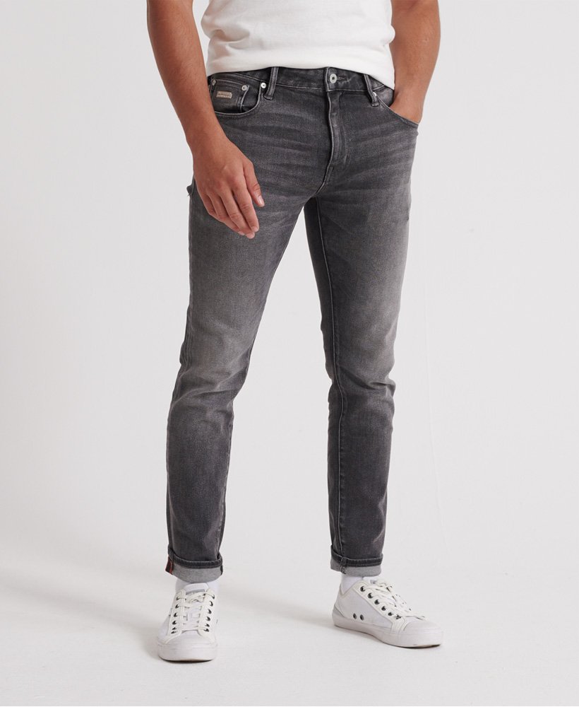 Edelsteen ontploffen uitbreiden Mens - Tyler Slim Flex Jeans in Grey | Superdry UK