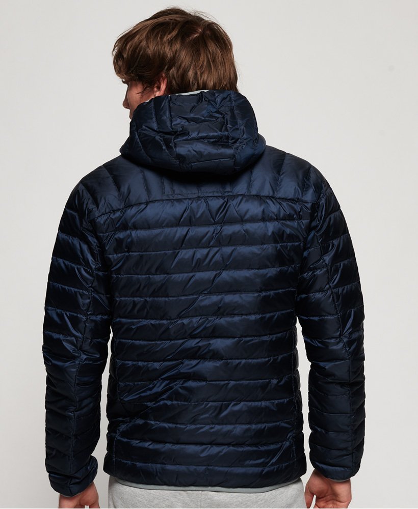 Men's - Core Down Jacket in French Navy | Superdry UK