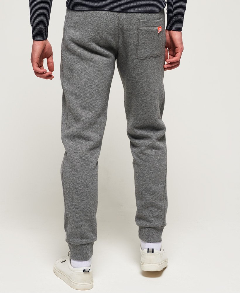 Mens - Orange Label Classic Joggers in Hammer Grey Grindle | Superdry