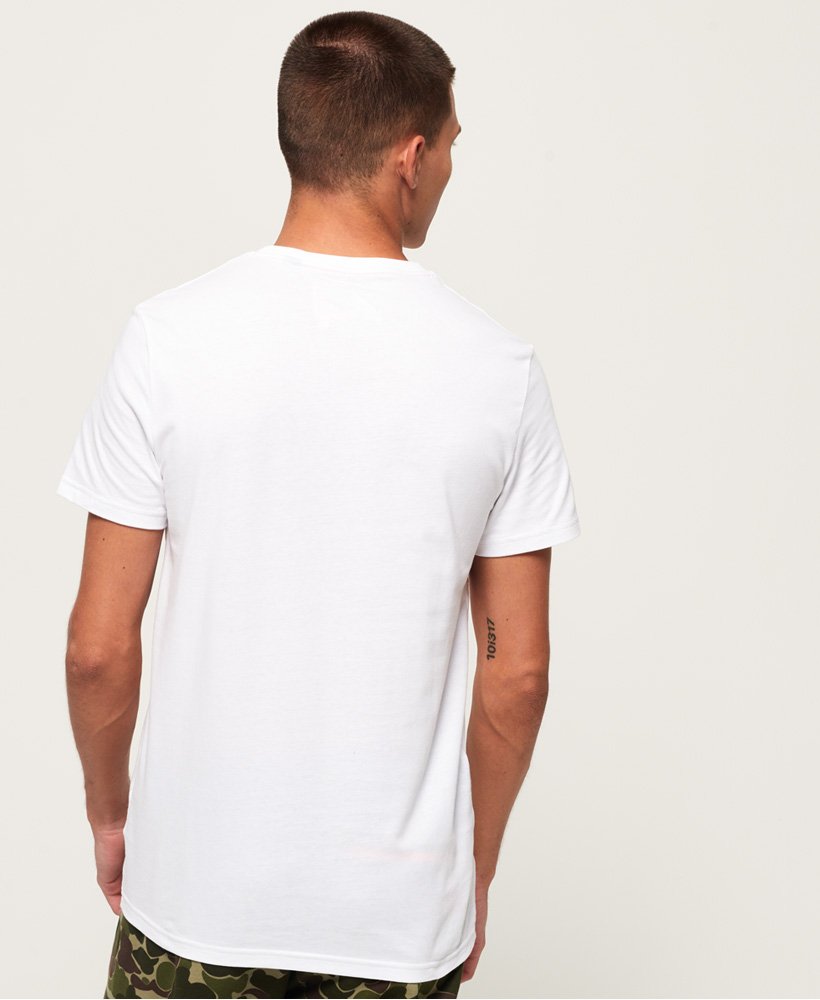 Mens - Camo Box T-Shirt in White | Superdry