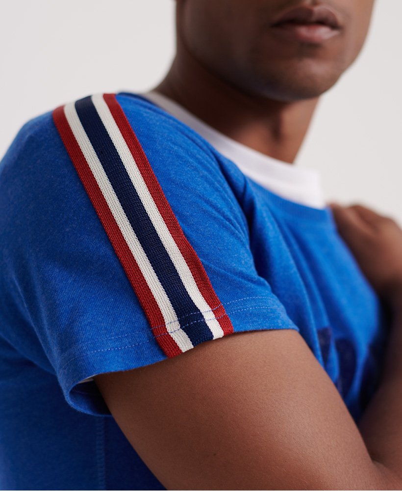 Mens Academy Athletics TShirt in Royal Marl Superdry