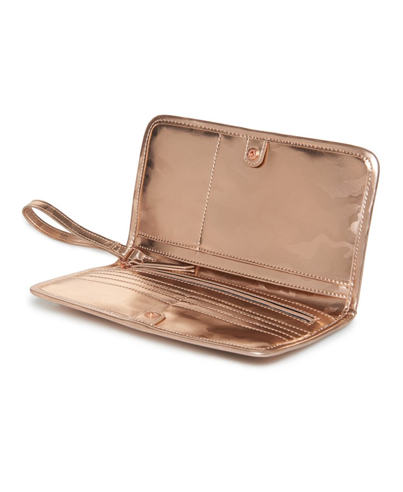 Womens Travel Document Holder in Pink Camo Superdry