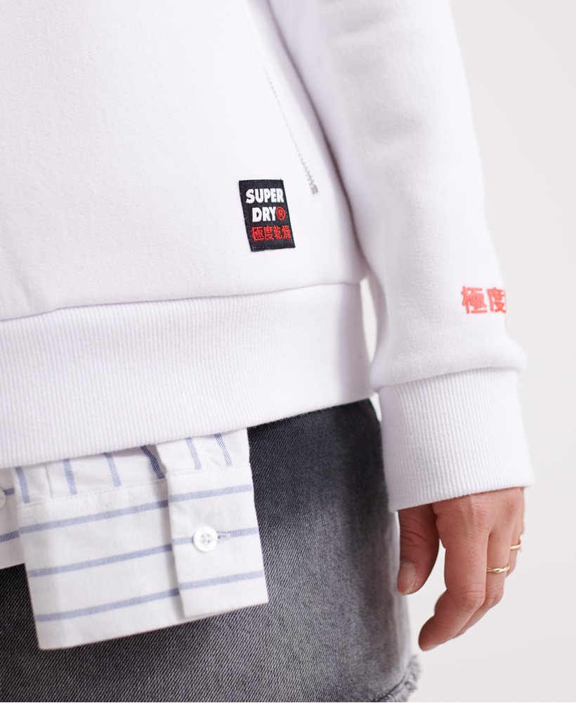 Superdry Sweatshirt Im 90er Jahre Stil Mit Halblangem Reißverschluss