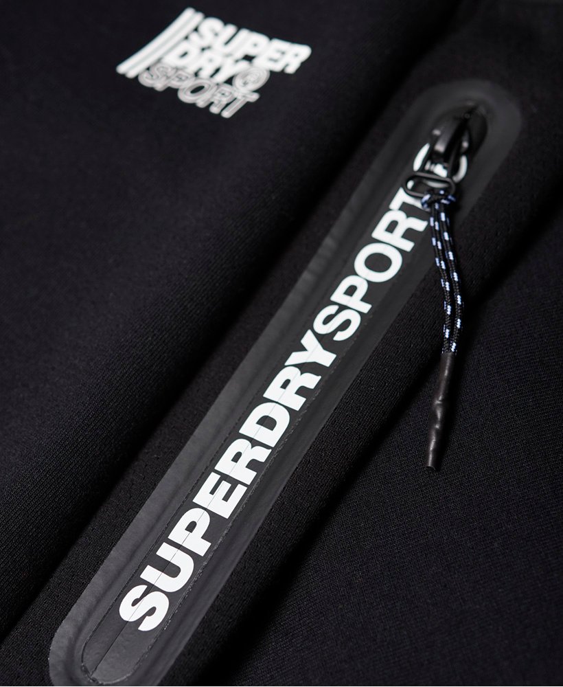 Damen Locker Geschnittene Core Gym Tech Jogginghose Schwarz Superdry De