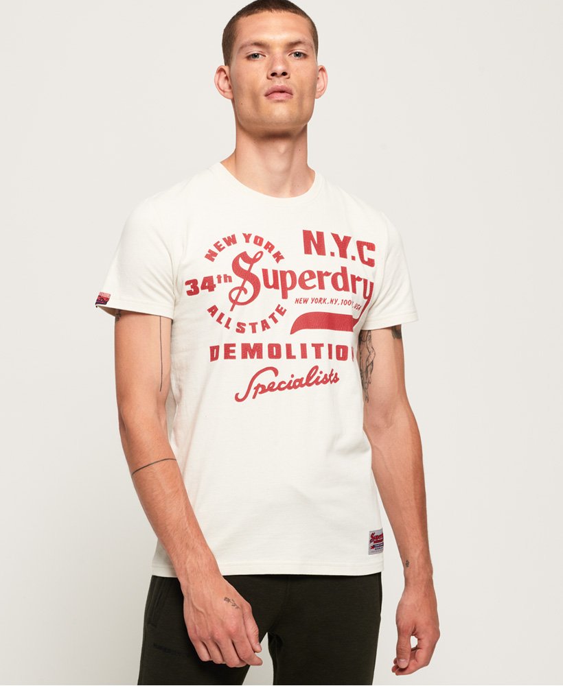 Superdry Demolition Crew T-Shirt - Men's T-Shirts