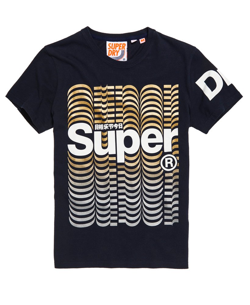 Mens - Super Blend Colours T-Shirt in Navy | Superdry UK