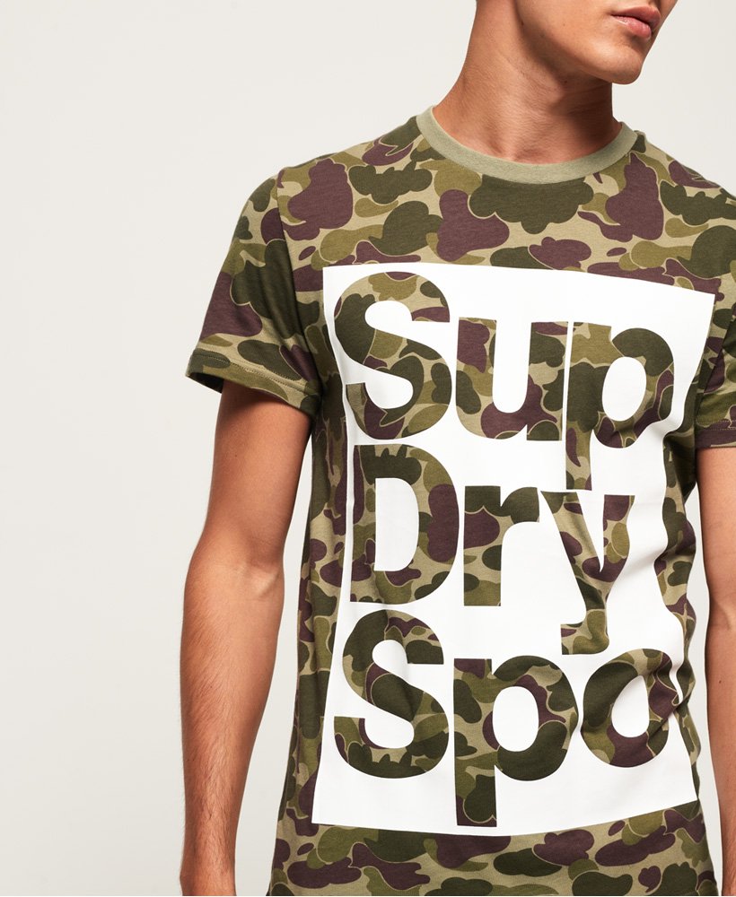 Superdry Herren Combat Boxer T-Shirt